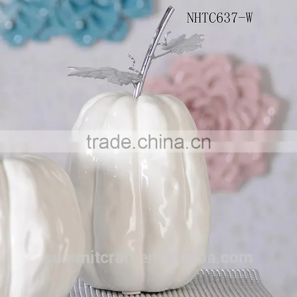 Decorative Artificial White Pumpkins Wholesale photo-6