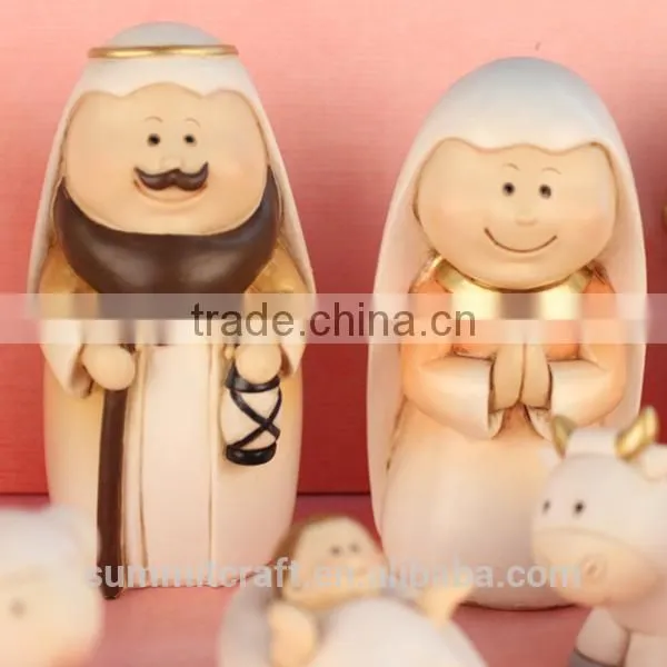 Custom Wholesale Resin Nativity Figurines Christmas Nativity Set photo-3