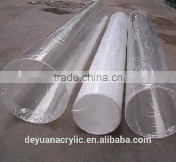 High Quality Soild Acrylic Hollow Tube/cylinder Plexiglass Tube photo-5