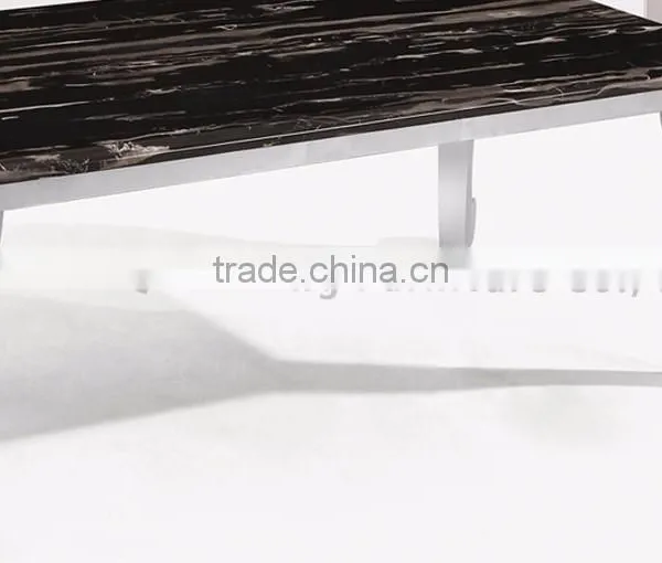 Hot Sale Coffee Table With Silver Stainless Steel Legs photo-6