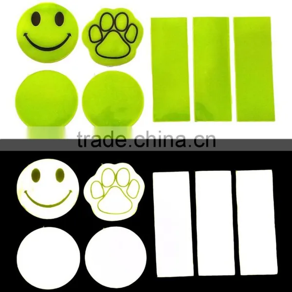 Fluorescence Yellow Safety Warning Self Adhesive Stickers photo-2
