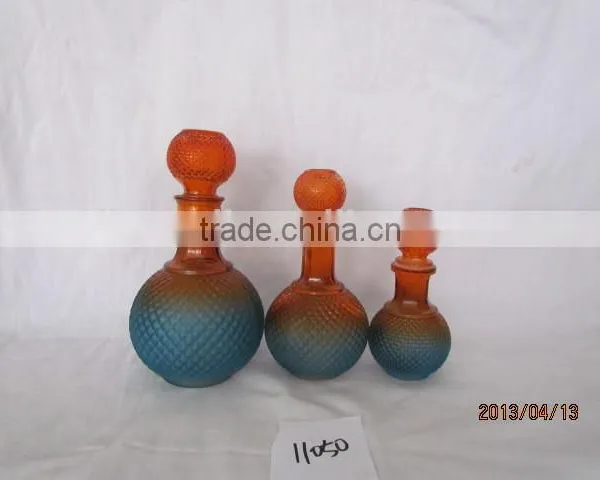 Spayed Clear Glass Wine Decanter photo-6