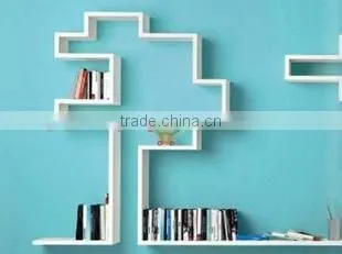 Facrory Supply Acrylic New Design Livingroom Bedroom Wall Bookshelf Modern Bookshelf photo-4