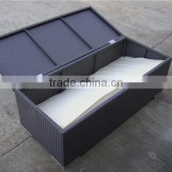 Cheap Alumi Garden PE Rattan Storage Boxs With Cushion photo-4