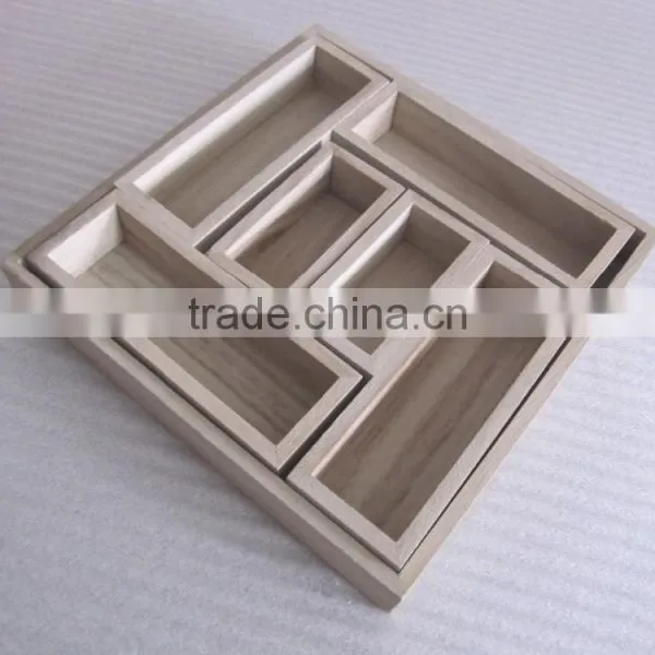 Chinese Products Wholesale Wooden Tray With Compartments photo-4