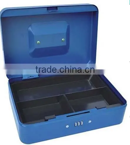 451502 Money Safe Deposit Box Metal Home Security Key Cash Coin Box photo-2