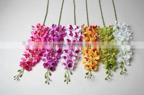 Single Blooming Orchid Artificial Orchid Flower Decorative Orchid Flowers Manufacturer photo-6