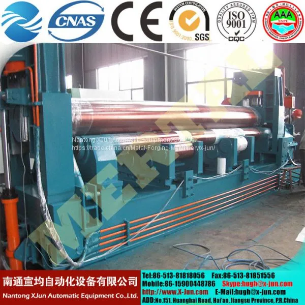 Hot! MCLW11NC Hydraulic Symmetric Three Roller Plate Rolling Machine photo-3