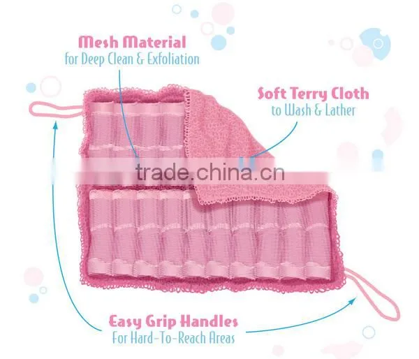 Convenient Double-sided Towel Bath Towel All-in-1 Full Body Wash Colth photo-2