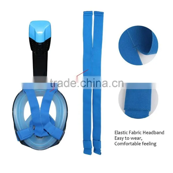 High Quality Full Face Full View Silicone Snorkeling Mask 180 Viewing photo-2