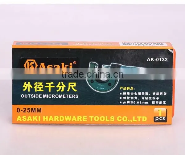 AK-0132 0-25mm Promotion New Type Outside Micrometers Made in China photo-4