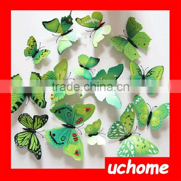 UCHOME Adhesive 3d Butterfly Tattoo Sticker Dome Stickers Custom 3d Dome Sticker Made In China photo-2