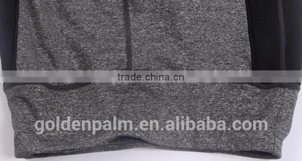 Women Contrast Color Polyester Blend Spandex Hoodies and Yoga Pants photo-4