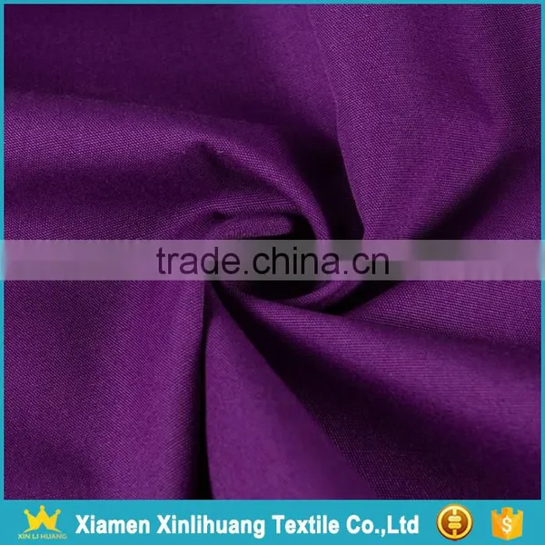 Hot Sale Plain Dyed 55% Cotton 45% Polyester CVC Poplin Fabric for Shirts photo-4