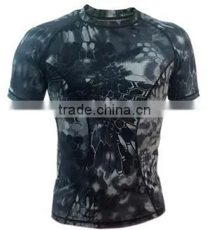Sport Tights Fitness Slim Fit T-Shirts Fast Drying Clothing Gym Short-Sleeve T-Shirt Dry Fit Shirts photo-5