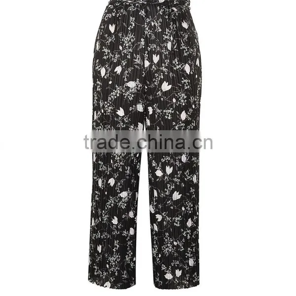 2017 Spring Polyester Off-shouldert Black Print Romper Womens photo-6