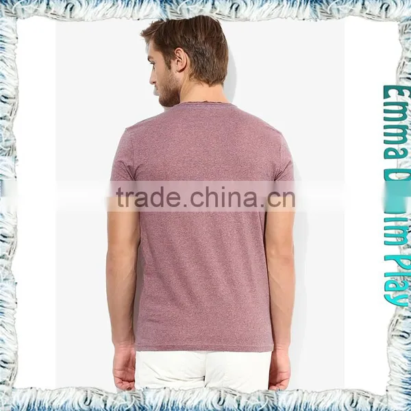 New Custom Design Mens Organic Cotton Round Neck T-Shirts photo-2