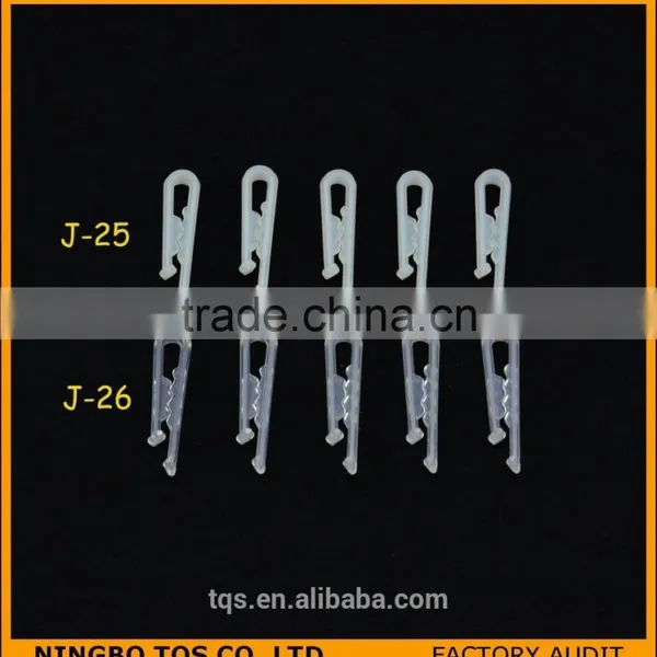 Cheap With Teeth U-shape Semitransparent Shirt Packing Plastic Clips photo-6