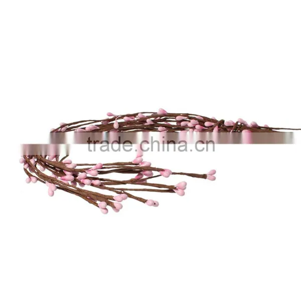 Gypsum Artificial Flower Stamen Pip Berry Stems Pink Artificial Flowers photo-4