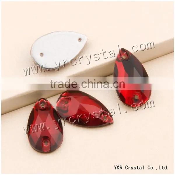 Teardrop Crystal Beads for Clothing,crystal Stones Beads for Wedding Dress photo-2
