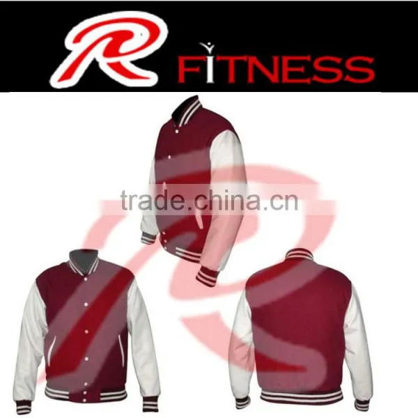 Wool Varsity Jacket , Leather Sleeves Varsity Jackets Wool Body, Professional Varsity Jackets for Men photo-5