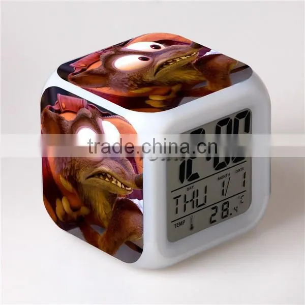 Top Selling LED Alarm Clock,Digital Desk Clock,Zootopia Cartoon Clock for Kids photo-4