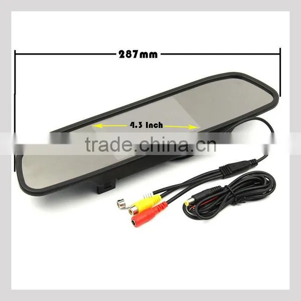 NEW 4.3inch Digital Car Mirror Monitor,touch Keypad,rearview Mirror