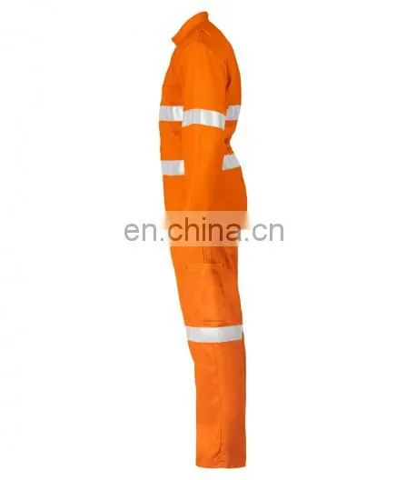 Customized Nomex Fireproof Safety Reflective Flying Coverall photo-4