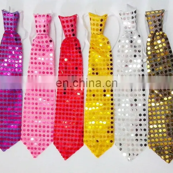 Color Changing Colorful Sequin Neck Led Tie photo-3