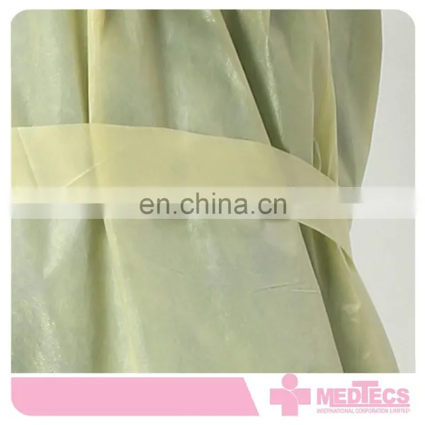 Yellow Comfortable High Quality Hospital Surgical Disposable Gown photo-3