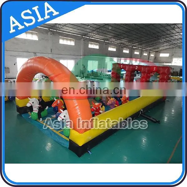 Durable Pvc Inflatable Pony Hops /inflatable Horse for Racing Gate photo-3