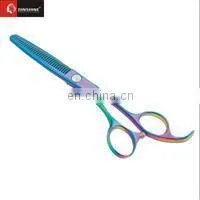 Hot Sale Hair Scissors Colorful Titanium Salon Hair Scissors photo-4