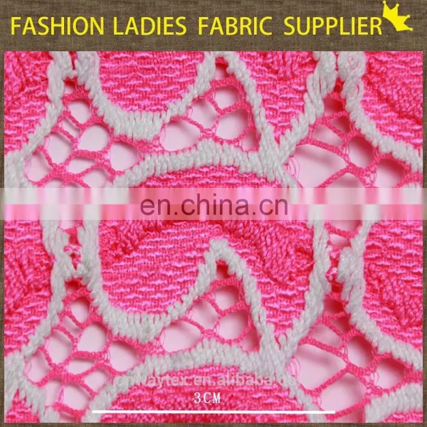 2016 Lace Fabric for Curtains Heavy Cotton Lace Fabric Organic Cotton Lace Fabric photo-3