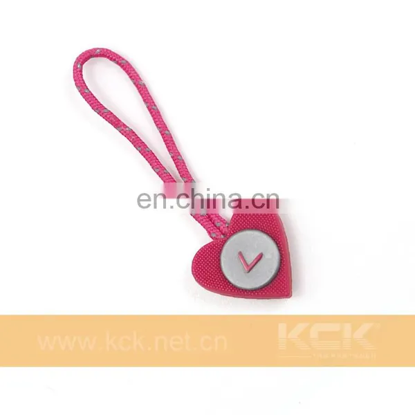Plastic Zipper Puller With Nylon Cord