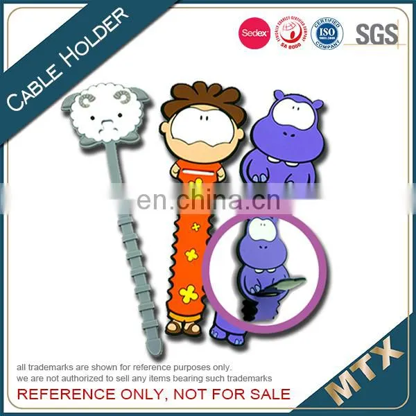 Soft Pvc Cell Phone Headphone Cable Cord Holder photo-3