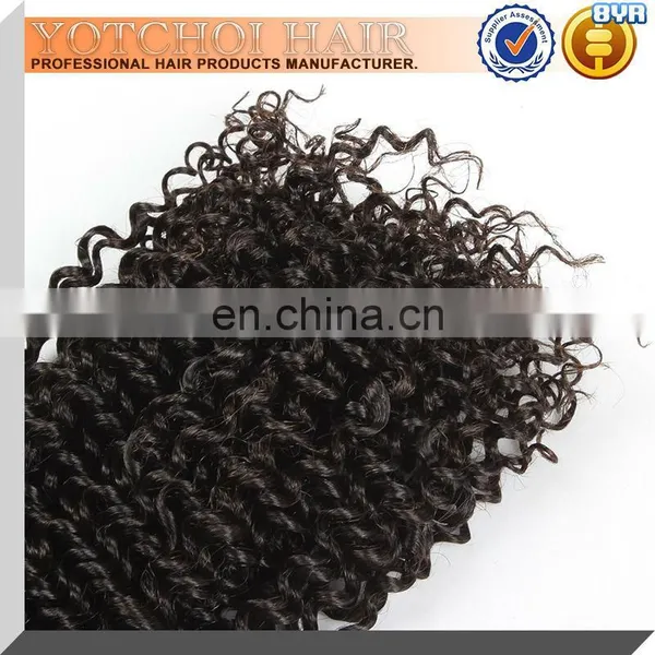 Wholesale African American Virgin Brazilian Curly Hair,Unprocessed Deep Curly Hair Weave photo-5