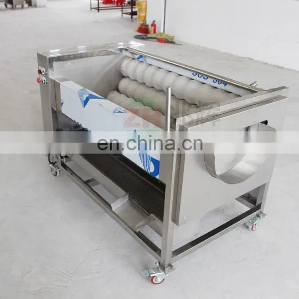 Automatic Small Onion Ginger Peeler Baby Carrot Avocado Fruit and Vegetable Brush Cleaning Machine photo-6