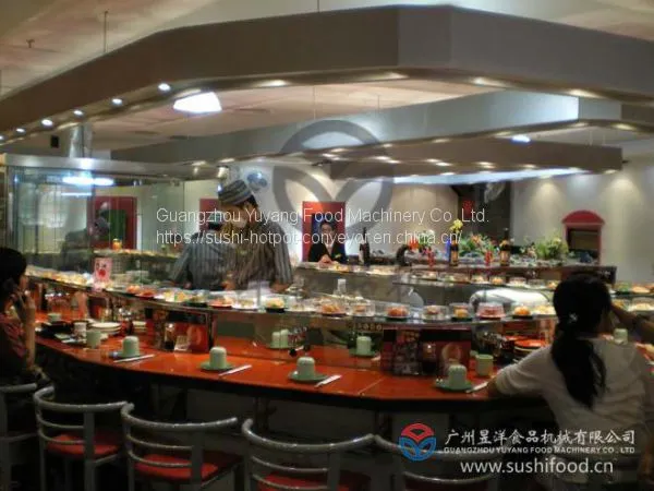 Food Delivery System Stainless Steel Conveyor Sushi Belt - Factory: Michaeldeng@gdyuyang.com photo-5