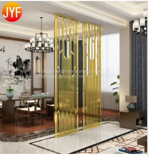 JYFQ0165 Customized Home Decorative laser cut metal panel room partition divider