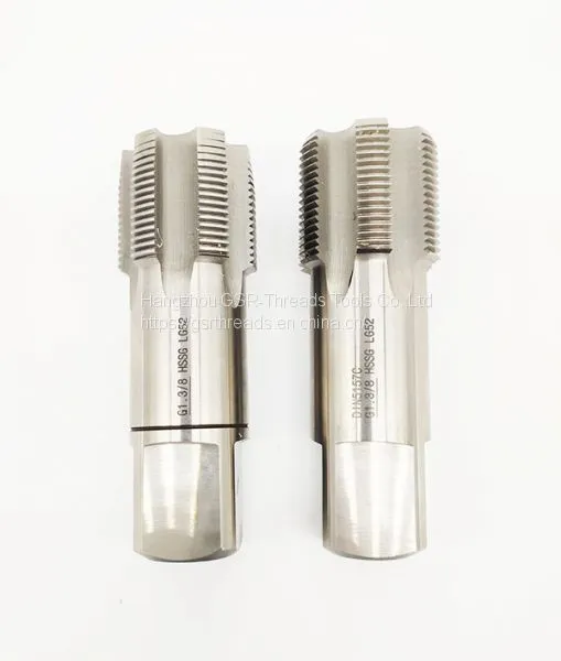 DIN5157 BSP Hand Tap Set, 2pcs HSS-G