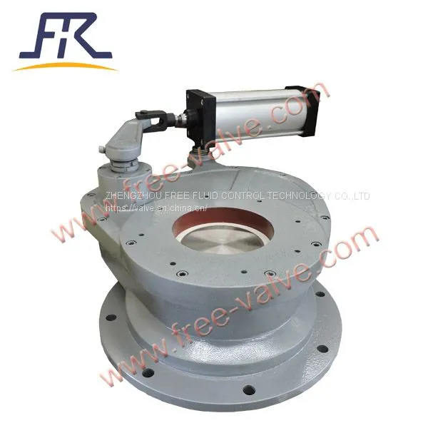 Pneumatic Rotating Type Ceramic Gate Valve photo-2