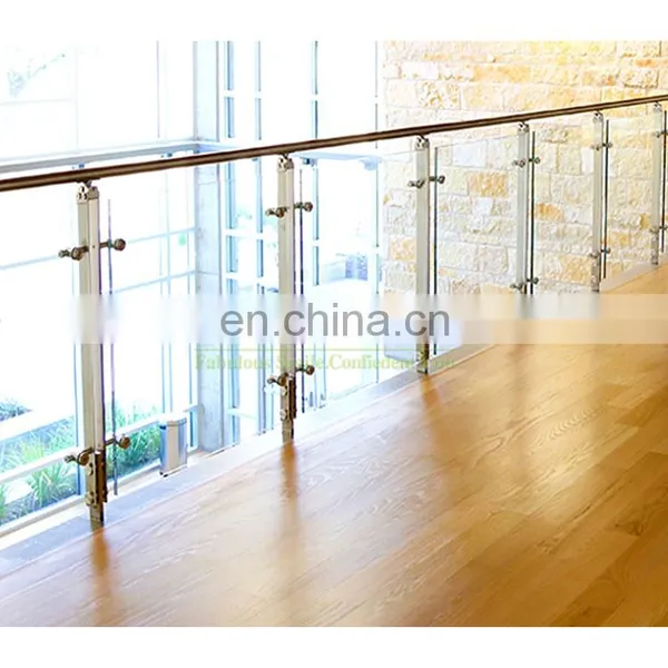 New Arrival Deck Stainless Steel Glass Balcony Railing Balustrades Manufacturer From China photo-3