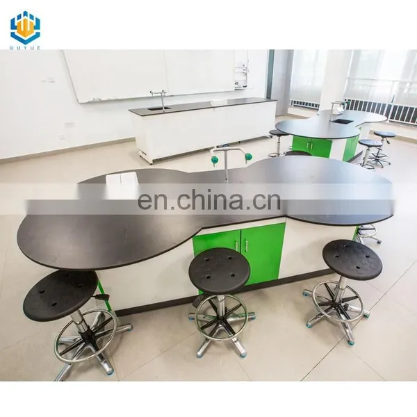 School Furniture Student Work Bench Steel Structure Phenolic Resin Worktop Work Table photo-6
