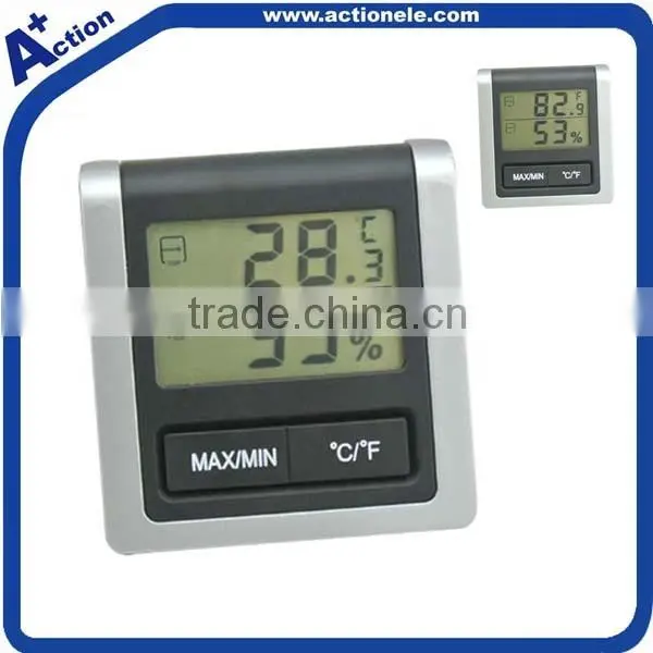 Digital Max/Min Thermometer and Hygrometer LCD Display