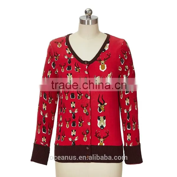100% Cotton Printed Ladies Sweaters photo-4