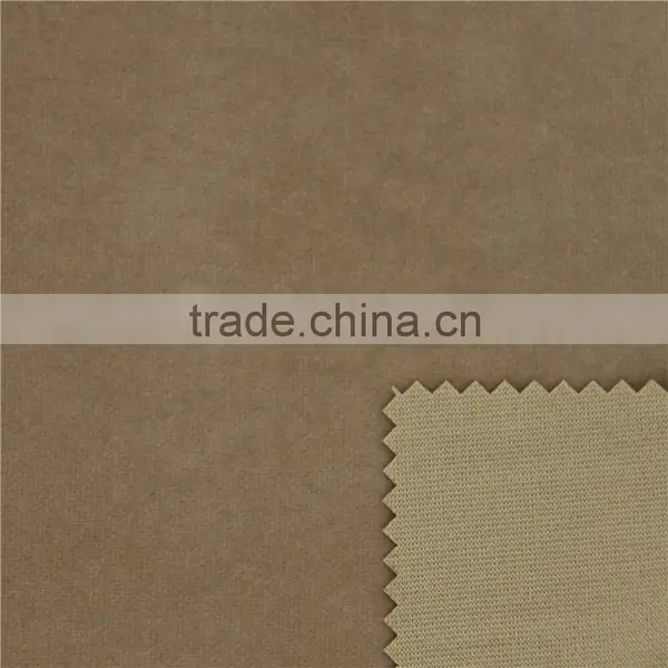 0.8mm Thickness Single Side Synthetic Suede Fabric/shoe Fabric photo-4