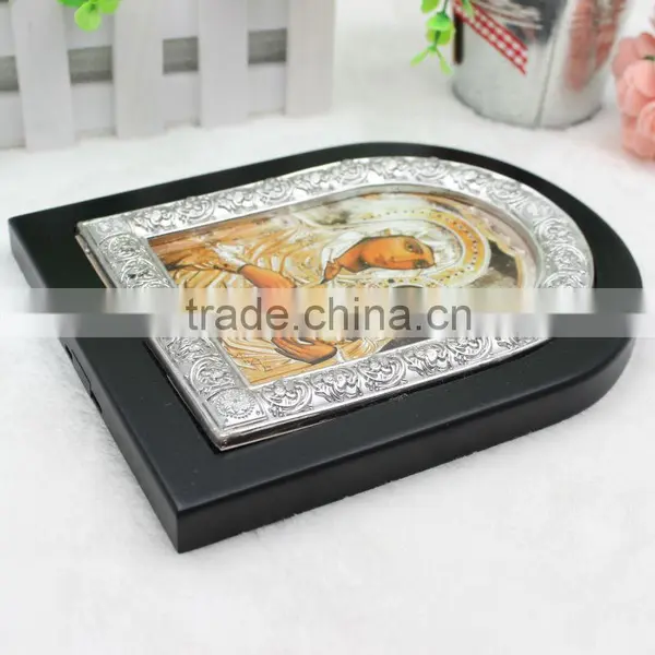Virgin Mary of Jerusalem Wood Frame photo-3