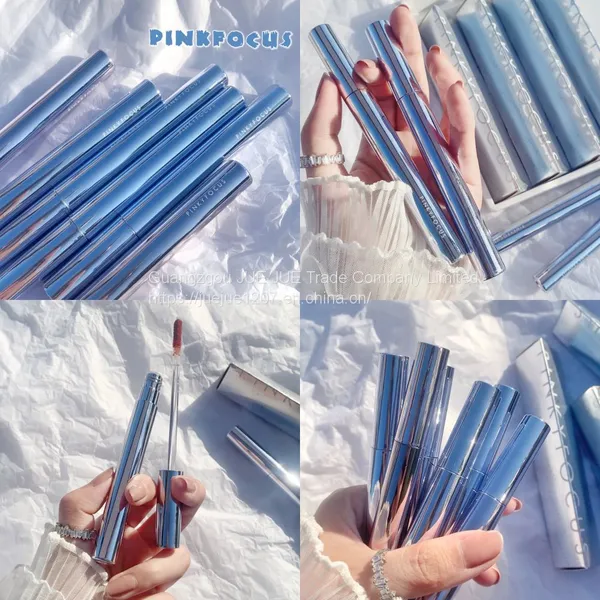 Pinkfocus Shiny Nourish Lipgloss 6 Colors Long-Lasting Glossy Lipstick Waterproof Non-Stick Cup Cosmetic Moisturizing Lip Gloss