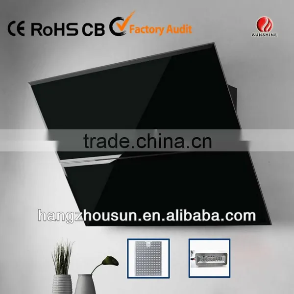 New Design Tempered Glass Kitchen Hood