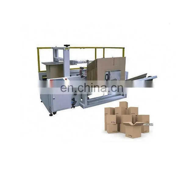 Automatic Cardboard Carton Forming Machine With Bottom Sealing Case Erector photo-3